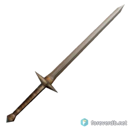 Rusty Propeller Blade, rendered from the Forever client