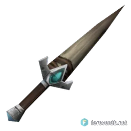 Serrated Raptor Claw, rendered from the Forever client