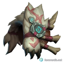 Spiritcaller Spaulders, rendered from the Forever client