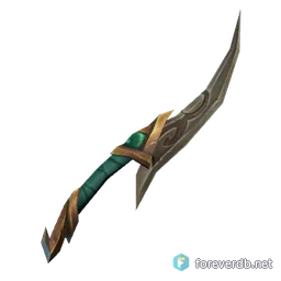 Zephrali Knife, rendered from the Forever client