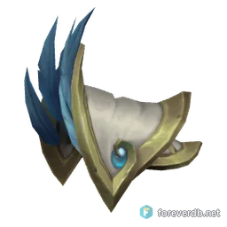 Cloudy Stormsewn Epaulets, rendered from the Forever client