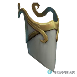 Azure Stormsewn Cowl, rendered from the Forever client