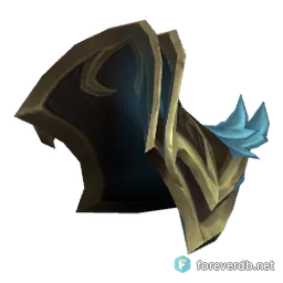 Cloudy Gustwoven Spaulders, rendered from the Forever client