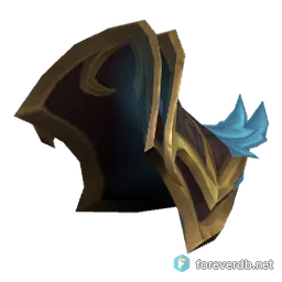 Azure Windraveled Drapes, rendered from the Forever client