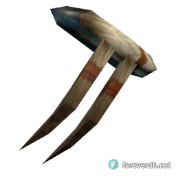 Devilsaur Claws, rendered from the Forever client
