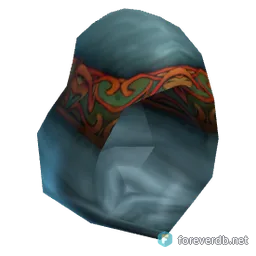 Earthen Silk Hood, rendered from the Forever client