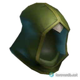 Veteran Adventurer's Hood, rendered from the Forever client