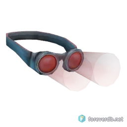 Dented Goggles, rendered from the Forever client