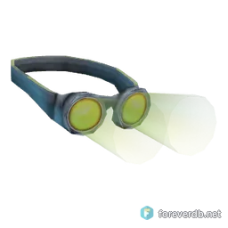 Stuckbutton Goggles, rendered from the Forever client