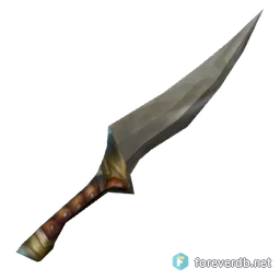 Rusty Dagger, rendered from the Forever client
