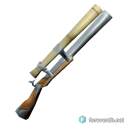Berdun's Trusty Rifle, rendered from the Forever client