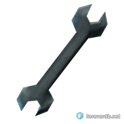 Trusty Wrench, rendered from the Forever client