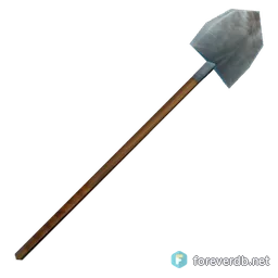 Silver Spade, rendered from the Forever client