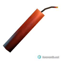 Satchel of Iron Bombs, rendered from the Forever client