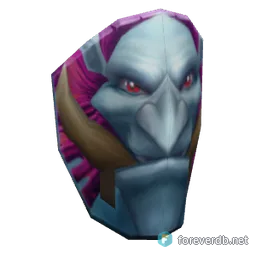 Flimsy Male Troll Mask, rendered from the Forever client