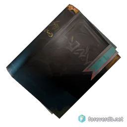 Tome of Devouring Shadows, rendered from the Forever client