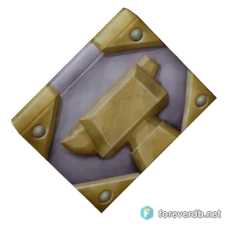 Premier Grand Marshal's Tome of Restoration, rendered from the Forever client