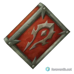 Premier High Warlord's Tome of Destruction, rendered from the Forever client