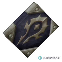 Premier High Warlord's Tome of Mending, rendered from the Forever client