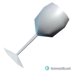 Red Wine Glass, rendered from the Forever client