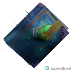 Tome of the Ice Lord, rendered from the Forever client