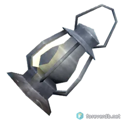 Eerie Stable Lantern, rendered from the Forever client