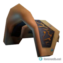 Darkspear Shoulders, rendered from the Forever client