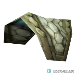 Snakescale Pauldrons, rendered from the Forever client