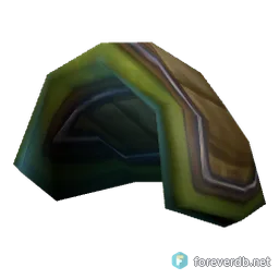 Forest Leather Mantle, rendered from the Forever client