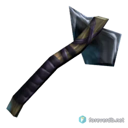 Stonesplinter Axe, rendered from the Forever client