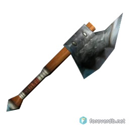 Primitive Hatchet, rendered from the Forever client