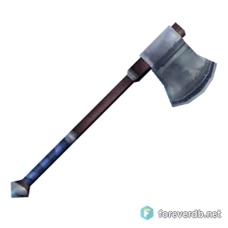 Dwarven Tree Chopper, rendered from the Forever client