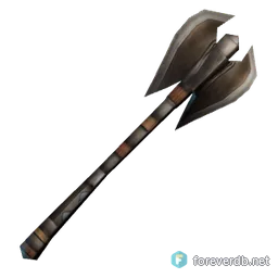 Shadowhide Battle Axe, rendered from the Forever client