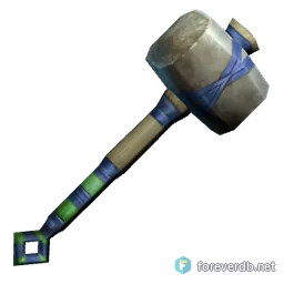 Viking Warhammer, rendered from the Forever client