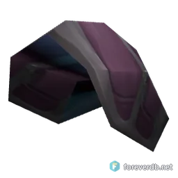 Dark Leather Shoulders, rendered from the Forever client