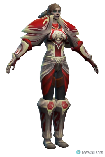 A human paladin rendered from the WoW Forever client