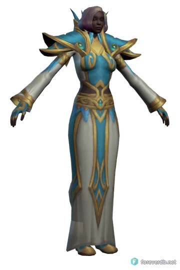 A human mage rendered from the WoW Forever client