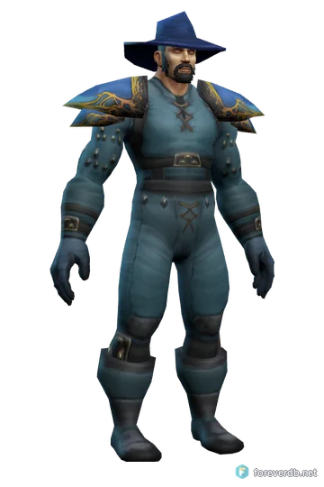 Knight Lieutenant's Satin worn by a human male, rendered from the Forever client