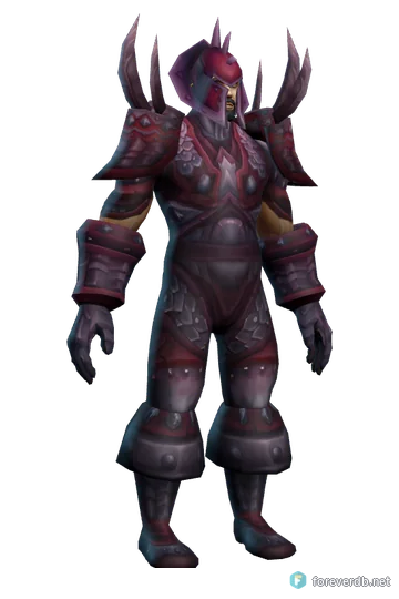 Champion's Prowess worn by a human male, rendered from the Forever client
