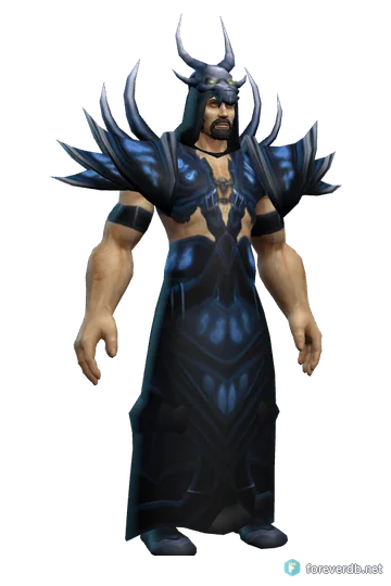 Champion's Regalia worn by a human male, rendered from the Forever client