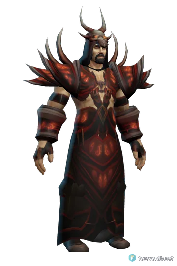 Champion's Threads worn by a human male, rendered from the Forever client