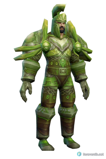 Lieutenant Commander's Prowess worn by a human male, rendered from the Forever client