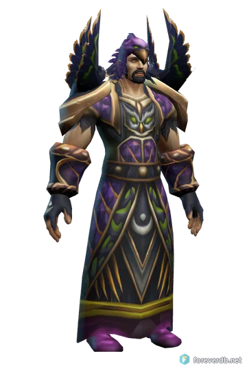 Wildheart Raiment worn by a human male, rendered from the Forever client