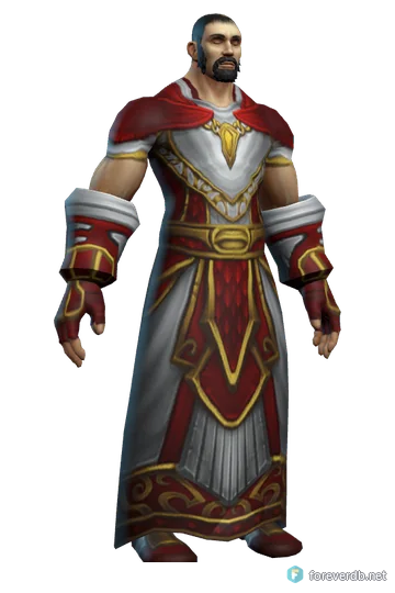 Raiments of Revelation worn by a human male, rendered from the Forever client