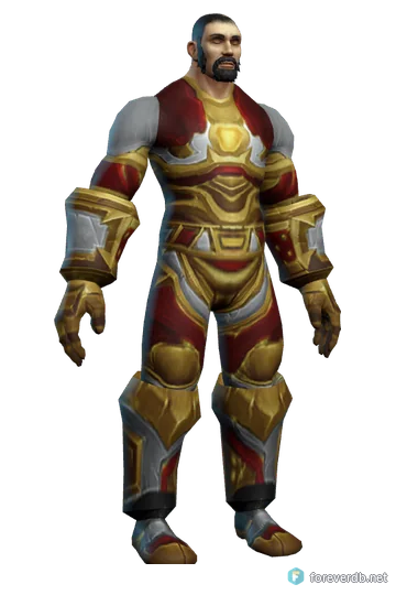 Inquisition Warplate worn by a human male, rendered from the Forever client