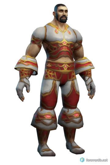 Waywatcher Guardian worn by a human male, rendered from the Forever client