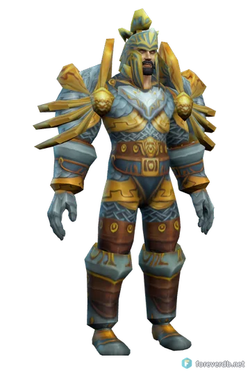 Field Marshal's Pursuit worn by a human male, rendered from the Forever client