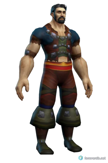 Bloodvine Garb worn by a human male, rendered from the Forever client