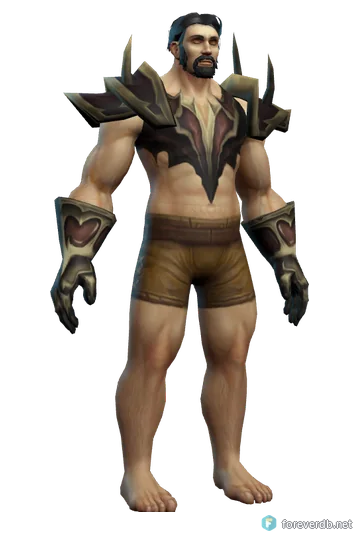Bloodsoul Embrace worn by a human male, rendered from the Forever client
