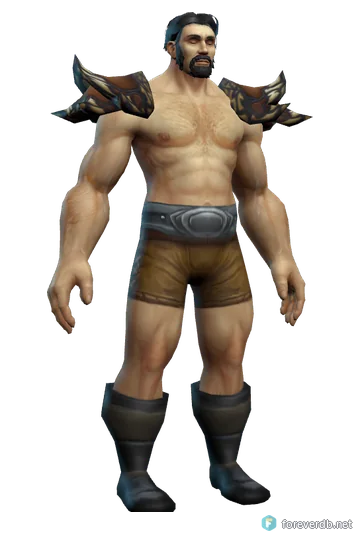 The Defiler's Intent worn by a human male, rendered from the Forever client